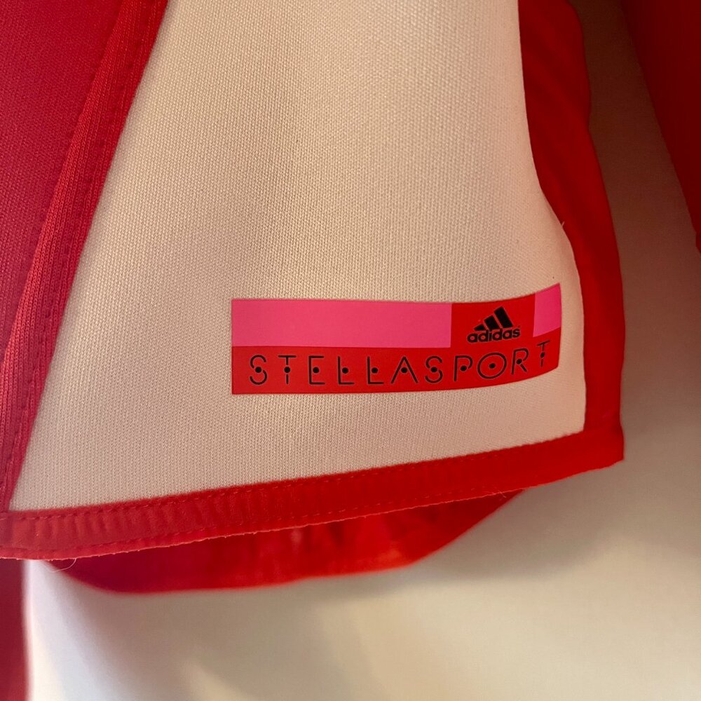 Adidas Stella McCartney Red Spacer Bomber Jacket SMALL - Picture 4 of 5